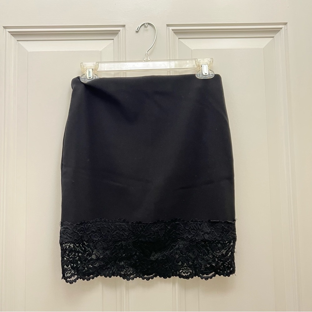 High Waisted Lace mini skirt